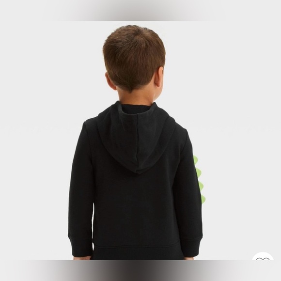 Toddler Boys' Glow In the Dark Dino Halloween Zip-Up Sweatshirt Cat &
Jack 12M - Picture 3 of 7